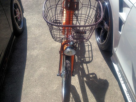 自転車の前輪