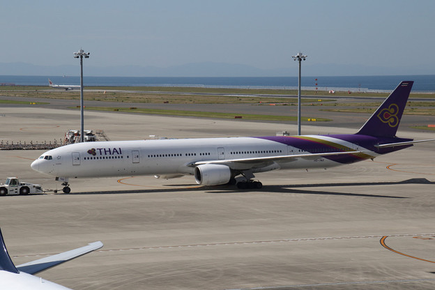 タイ航空 ボーイング777 300 機体番号hs Tke 16 08 22 中部国際空港 写真共有サイト フォト蔵