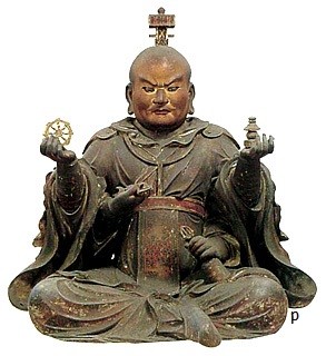 来迎院 泉涌寺 三宝荒神坐像 26p-2