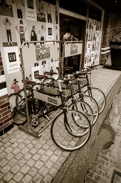 貸し自転車