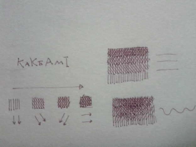 以前見かけたカケアミの練習がてら 確かにこれはグラデかけやすくてヨイ 写真共有サイト フォト蔵