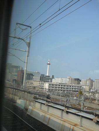 京都に近づいてきた!カメラカメラ!とるぞー!