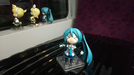 国府津→鴨宮間。ちょびびさんちのミクさん(*^^*) なんと! 湯河原~...