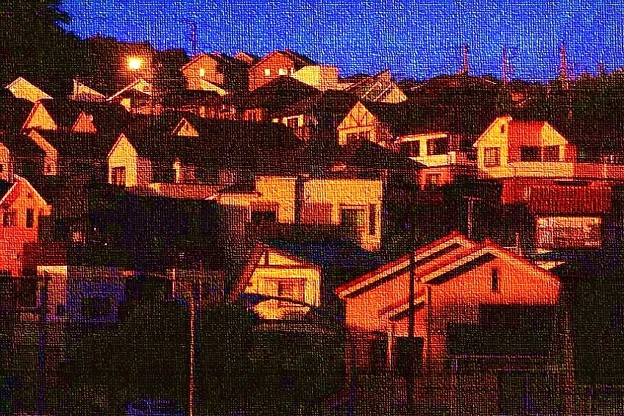 夕暮れ