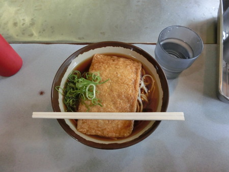 我孫子駅のきつね蕎麦