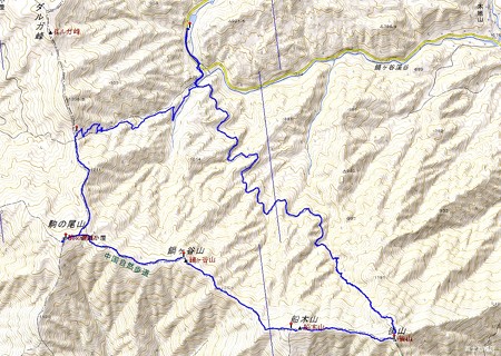 2015-06-07鍋ヶ谷奥の院～後山～駒ノ尾