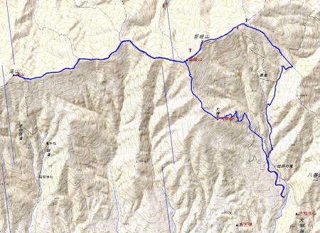 2016-10-30 那岐山～滝山