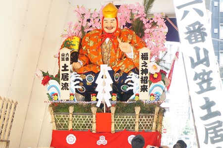 博多祇園山笠 2016年 舁き山 六番山笠 土居流 福之神招来 (7)