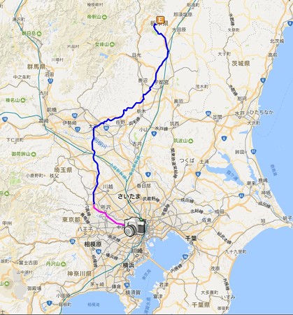 お家からのルート