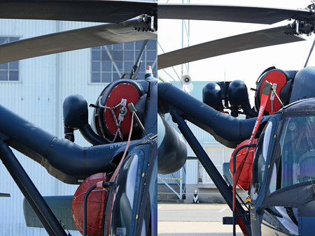 UH-60J 新旧比較してみた?2重化された救助ホイスト IMG_2991+2994