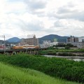 大和川を渡る近鉄大阪線 (1)