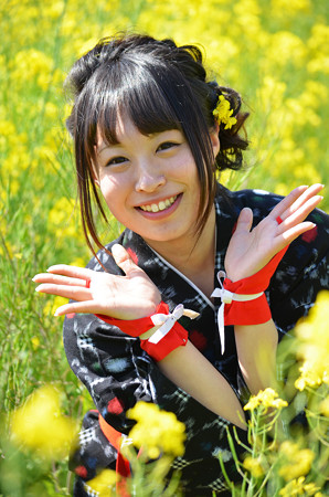 2015菜の花娘a 「ピョ~ン♪」