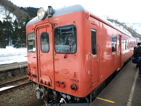 大糸線キハ52-156(根知駅)