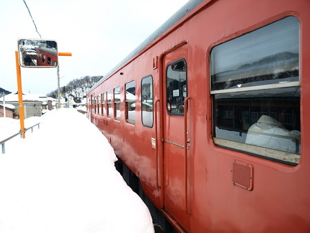 大糸線キハ52-156(根知駅)