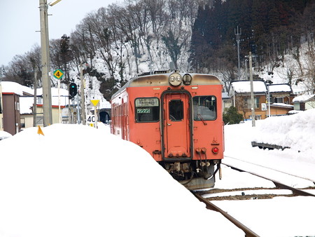大糸線キハ52-156(根知駅)