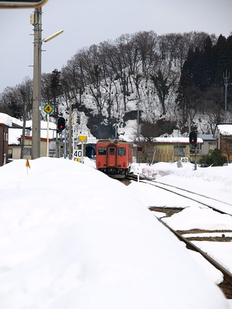 大糸線キハ52-156(根知駅)