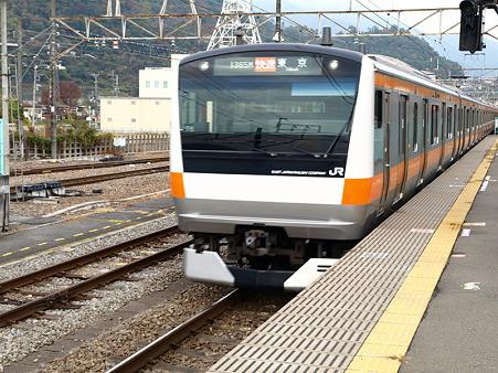 E233系中央本線(大月駅)1