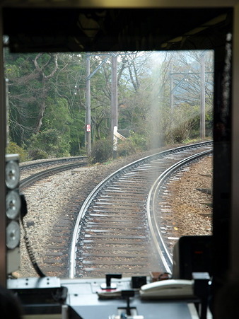 箱根登山電車の車窓(大平台駅→宮ノ下駅)2