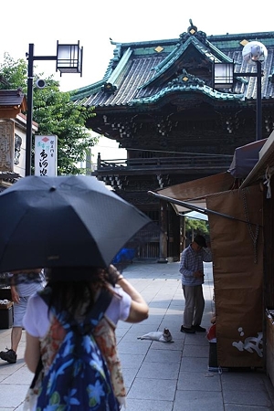 柴又ｰ2　朝の参道