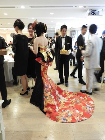 娘の結婚20 披露宴お色直し(和ドレス)