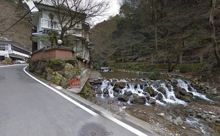 貴船荘近辺(Google)