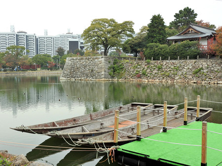 広島城10 二の丸御門橋左手(算木積)