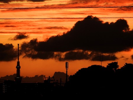 夕景2 スカイツリー