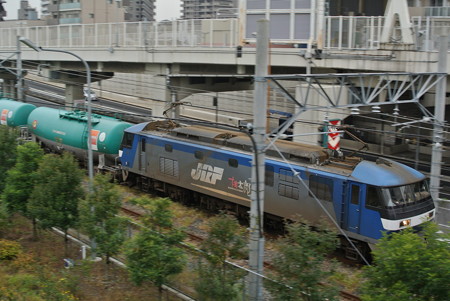 東海道貨物支線高島線／旧新興駅付近