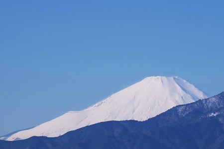 2017.01.10　駅前　富士山