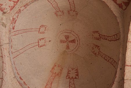 2011.01.26　トルコ　カッパドキア　ギョレメ野外博物館　バルバラ・キリセの壁画-1