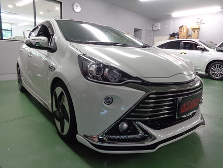 トヨタＡＱＵＡ　東京都　セキュリティ・ナイトライダーボイス取付