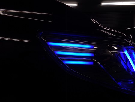 ３０アルファード　兵庫県　ヘッドライト加工　サイドマーカーＬＥＤ