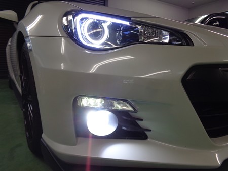 ＢＲＺ　ＳＴＩ　千葉県　ヘッドライト加工＆フォグＬＥＤ取付