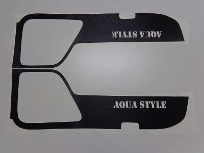 アルファード・ヴェルファイア２０系　ドアパネル傷防止カーボンシート
