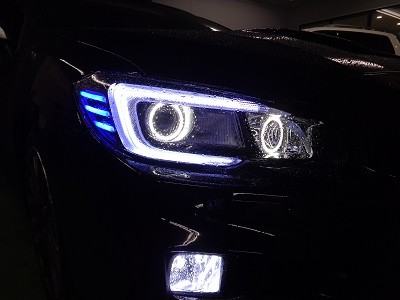 レヴォーグＳＴＩ　神奈川県　ヘッドライト加工　スモール時