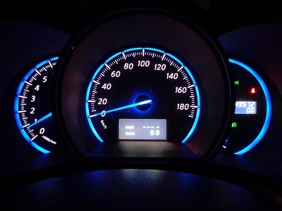 ムラーノ　新潟県　車内ＬＥＤ打ち替え　メーター