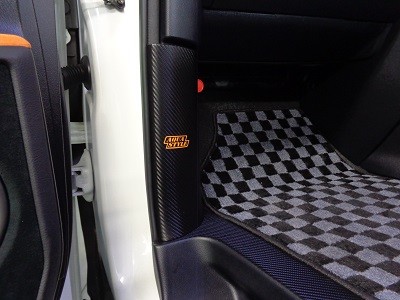 アルファード・ヴェルファイア３０系専用　傷防止シート　キックパネル 助手席側