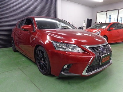 レクサスＣＴ　愛知県　ハイビームＬＥＤ交換・ＴＶキット取付