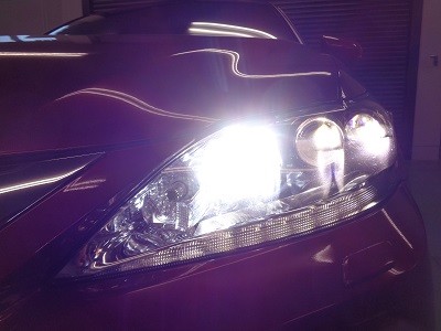 レクサスＣＴ　愛知県　ハイビームＬＥＤ交換
