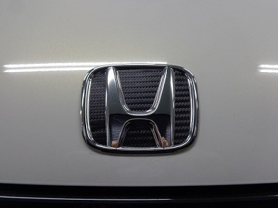 Ｓ６６０　エンブレムカーボンシート　インナータイプ貼り込み後