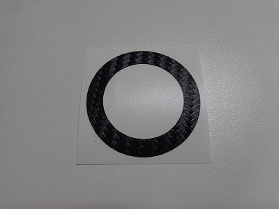 プッシュスタートボタン　カーボンシート