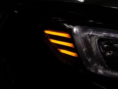 レヴォーグ　群馬県　サイドマーカー加工　オレンジ