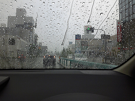 大雨でした。 大雨でした。