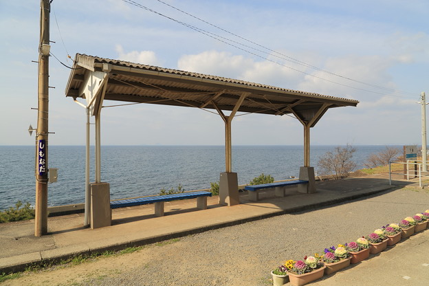 予讃線・下灘駅