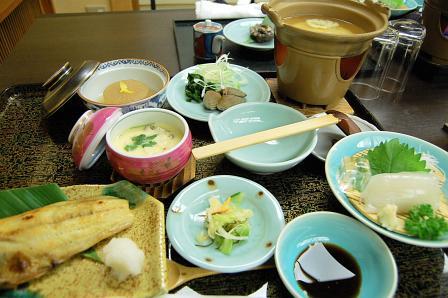 夕食全景