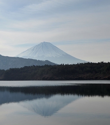 西湖逆さ富士1