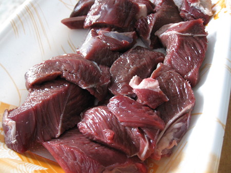 エゾシカ肉 肩肉角切り
