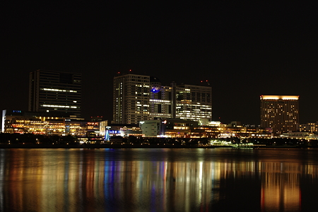 お台場海浜公園の夜景