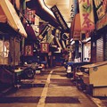 夜の旦過市場を散歩。。昭和時代残る風景 20161007