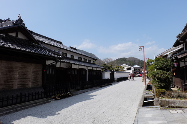 因幡街道大原宿　本陣前